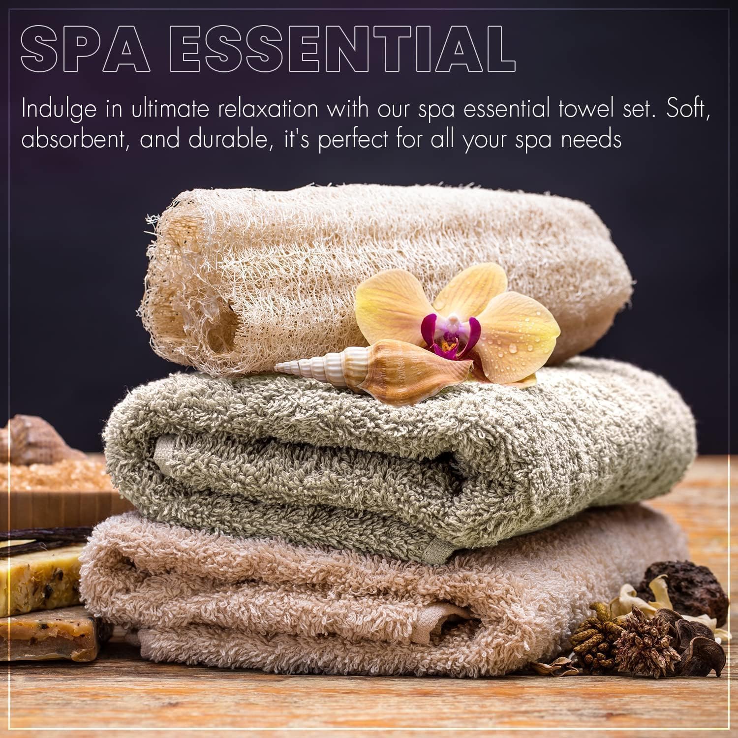 6 Pack Bath Towels Set, 100% Ring Spun Cotton Towels, Lightweight & Quick Dry, Highly Absorbent, Home, Hotel, Gym, Spa (Multicolor, (27x54) Inches) 4